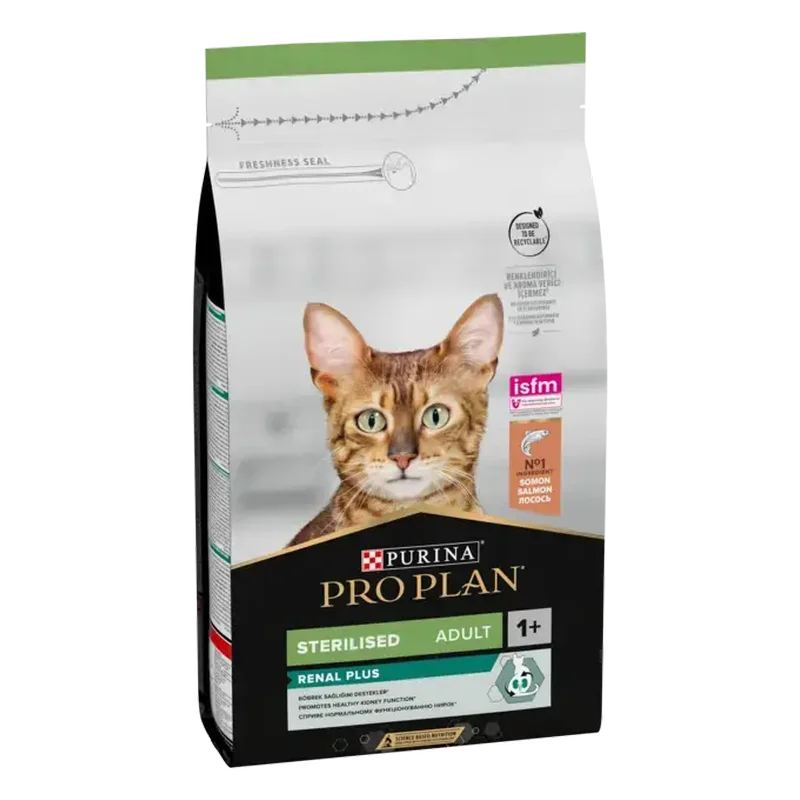 Hrana uscata pentru pisici - PURINA Pro Plan Renal Plus Somon pentru pisici adulte si sterilizate