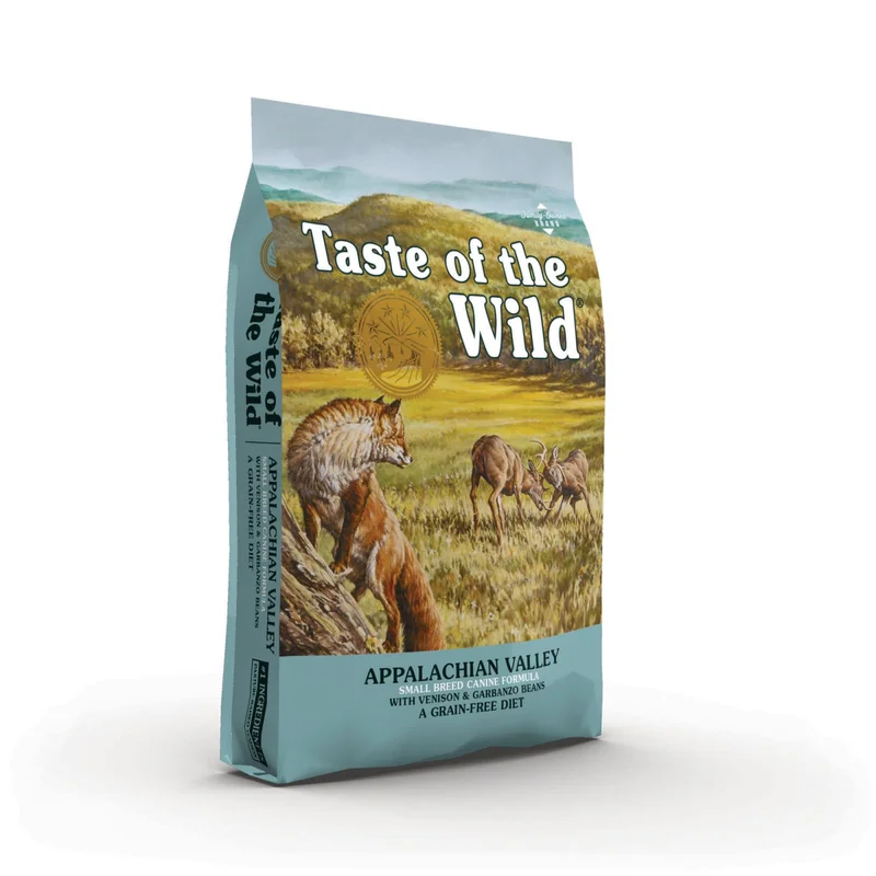Hrana uscata caini - Taste of the Wild Appalachian Valley cu Vanat si Naut pentru caini de rasa mica