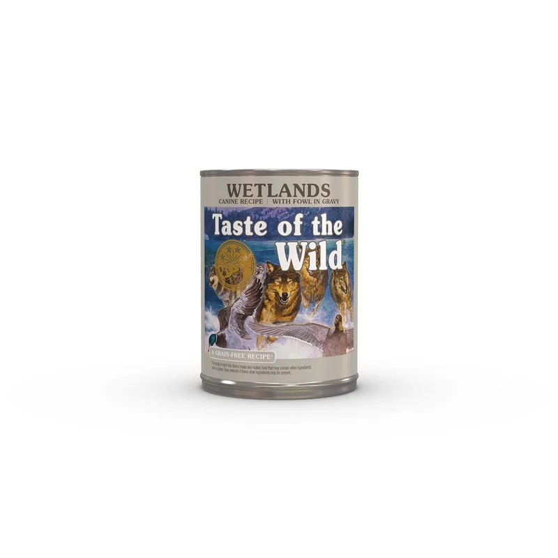 Hrana umeda caini - Taste of the Wild Wetlands cu Pasare in sos pentru caini