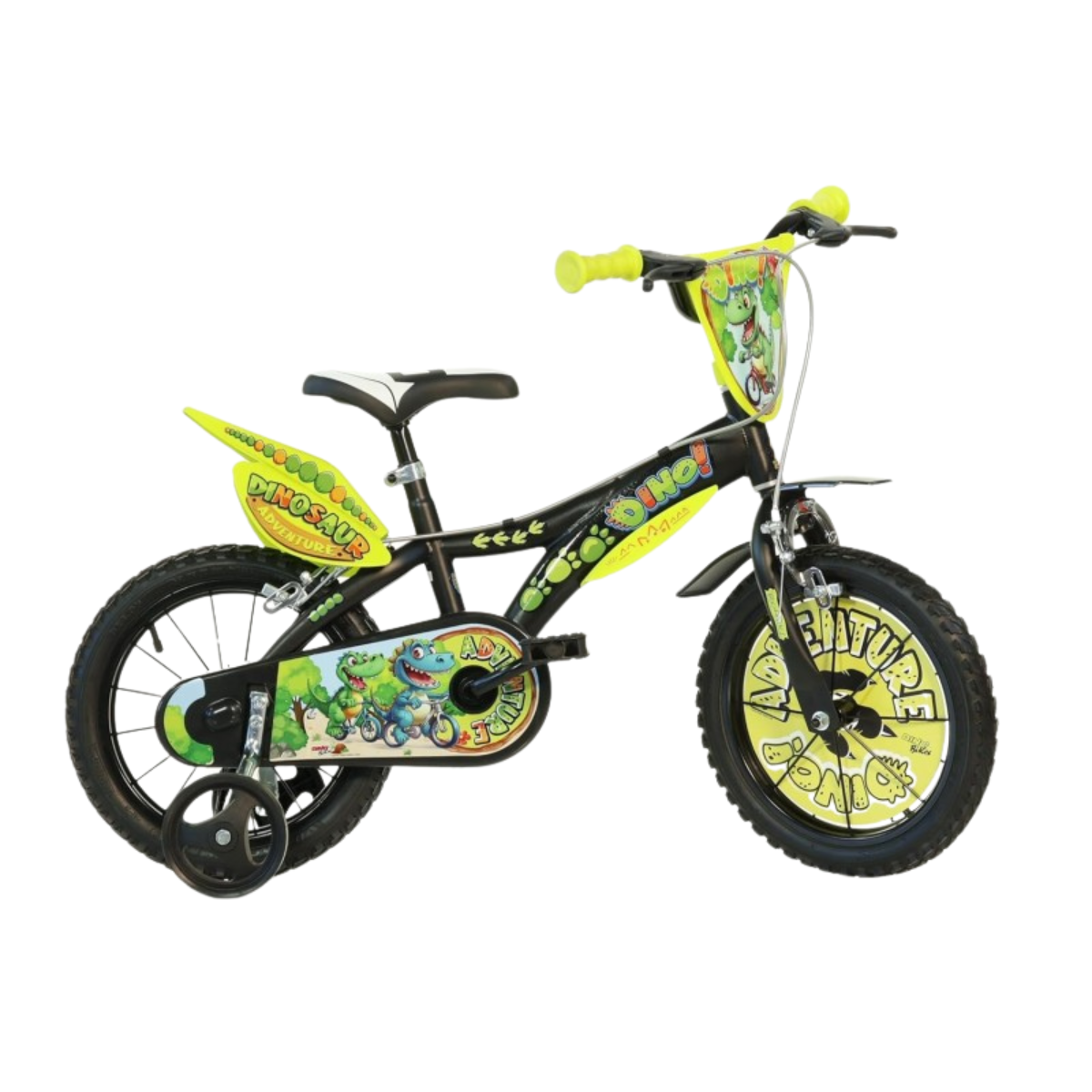 Biciclete pentru copii - Bicicleta copii 14'' Aventurile dinozaurului
