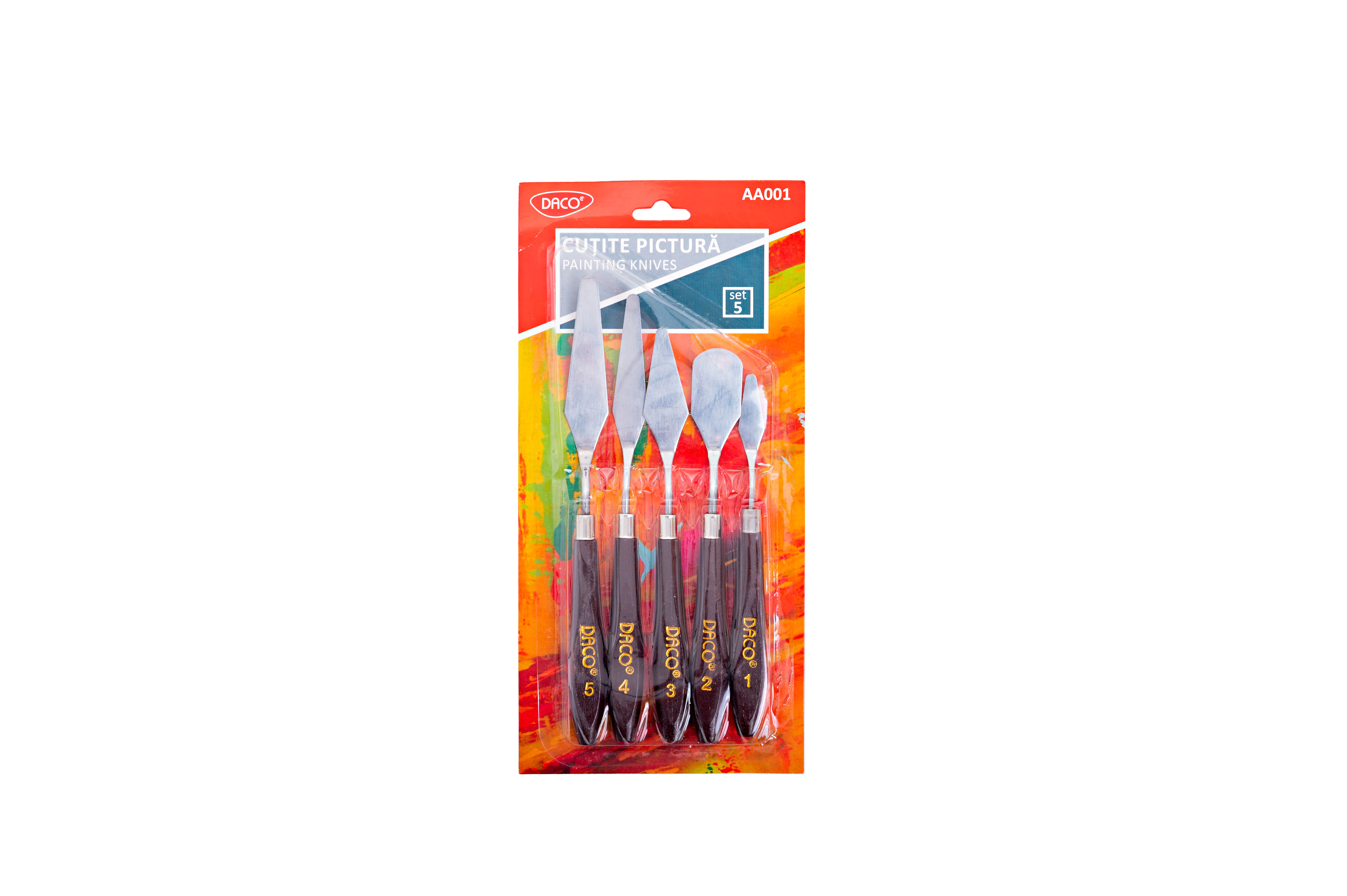 ARTE PLASTICE - ACCESORII MODELAJ-CUTITE PICTURA SET 5 DACO AA001