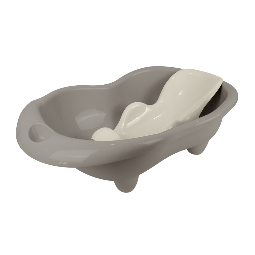 Articole baie bebelusi - Cadita cu suport anatomic Hippo - Gri