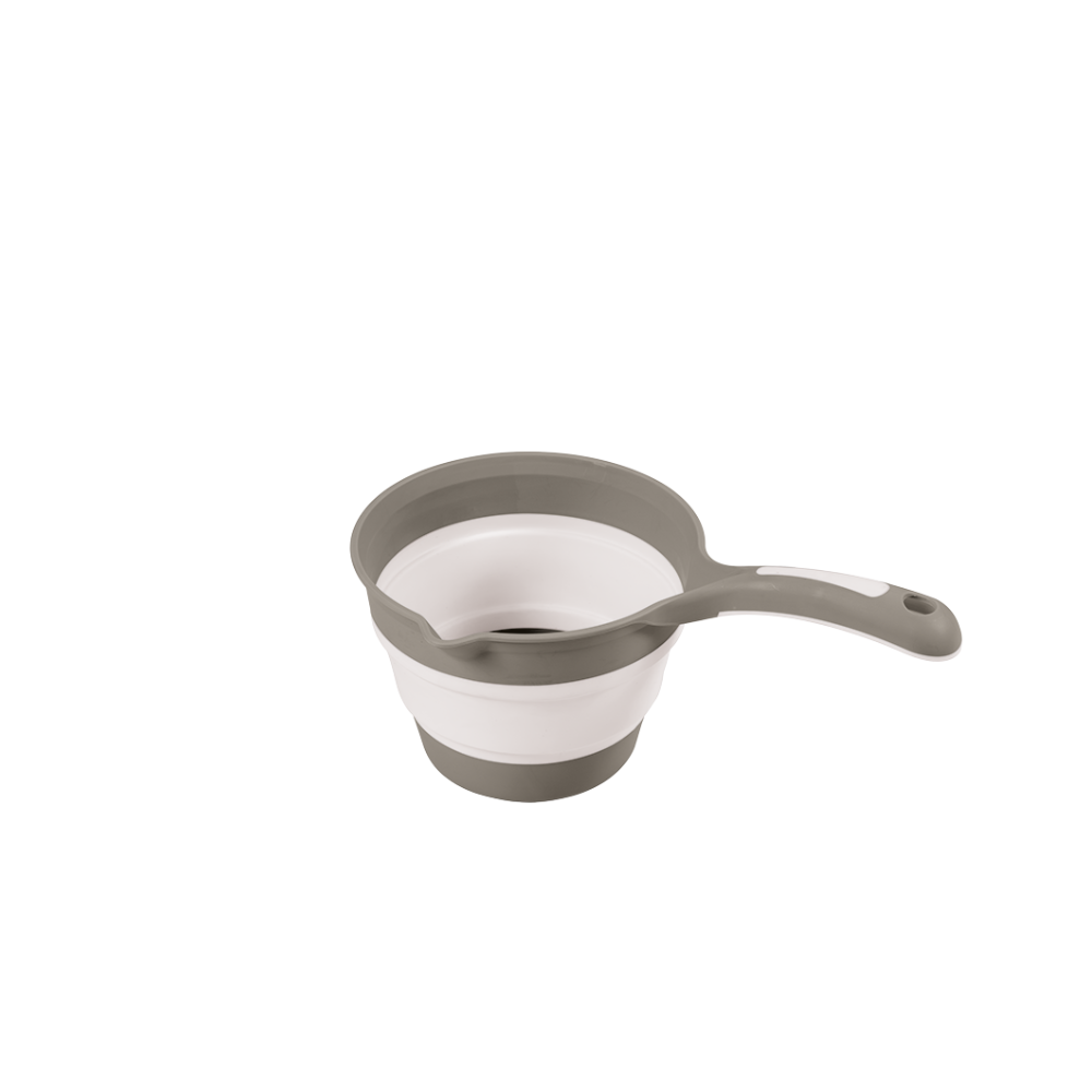 Recipient pliabil cu maner pentru baie - Gri [2]