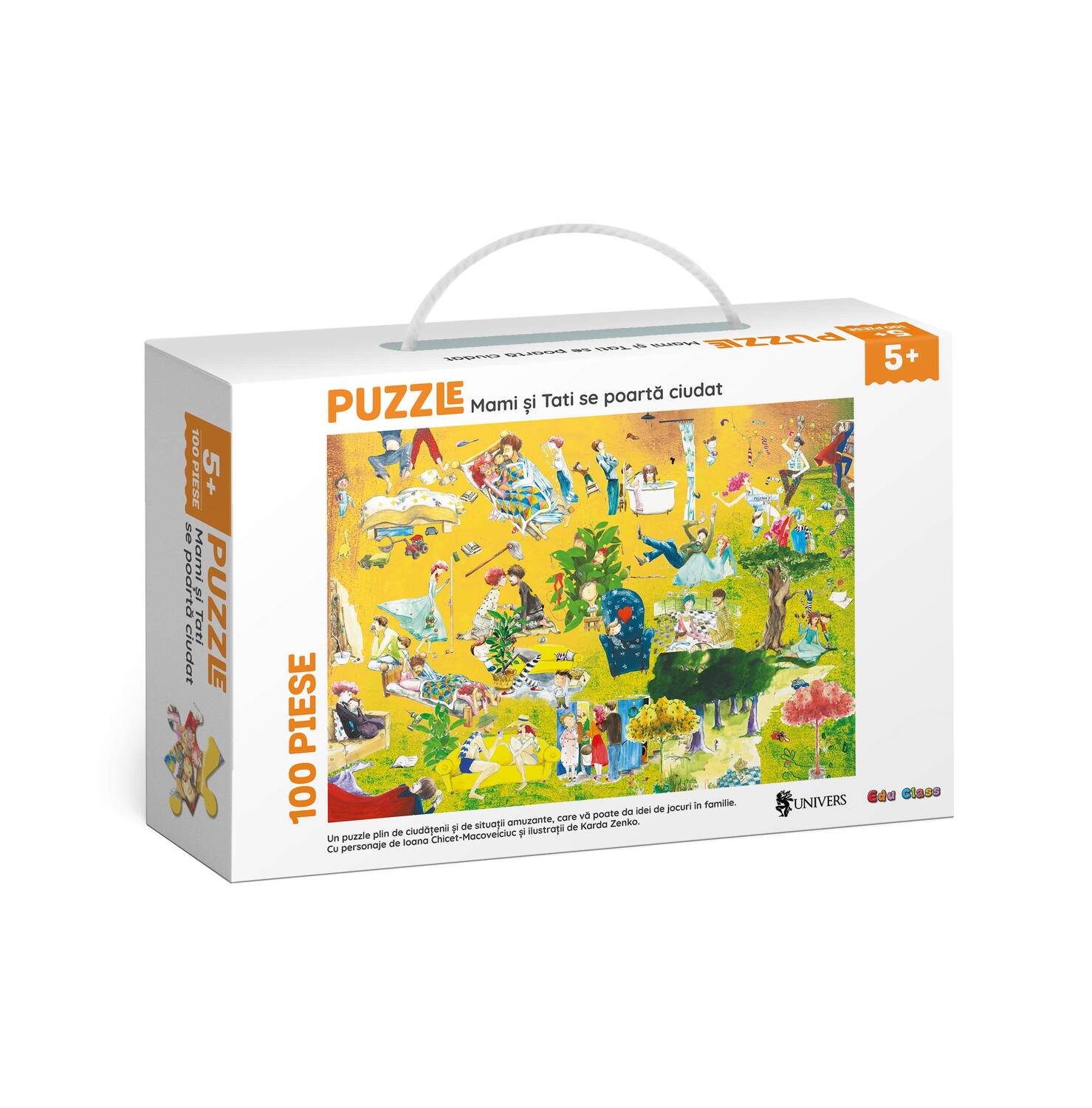 Puzzle-uri clasice - Puzzle - Mami si tati se poarta ciudat (100 piese)