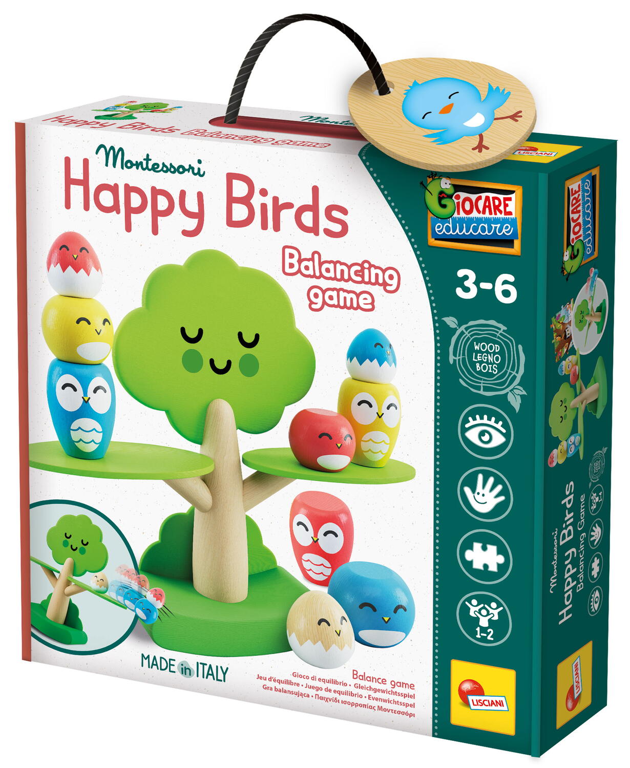 JUCĂRII - Joc de echilibru  Montessori - Pasarele vesele