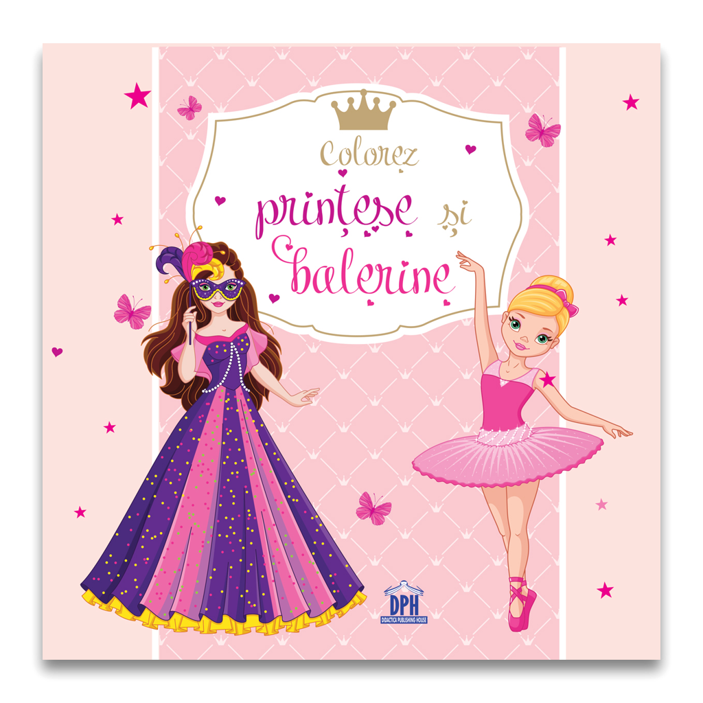 Carti pentru copii - Colorez printese si balerine