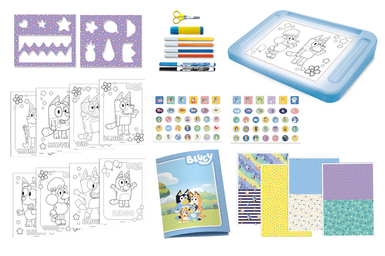 Tablita de desen cu lumini - Bluey [3]