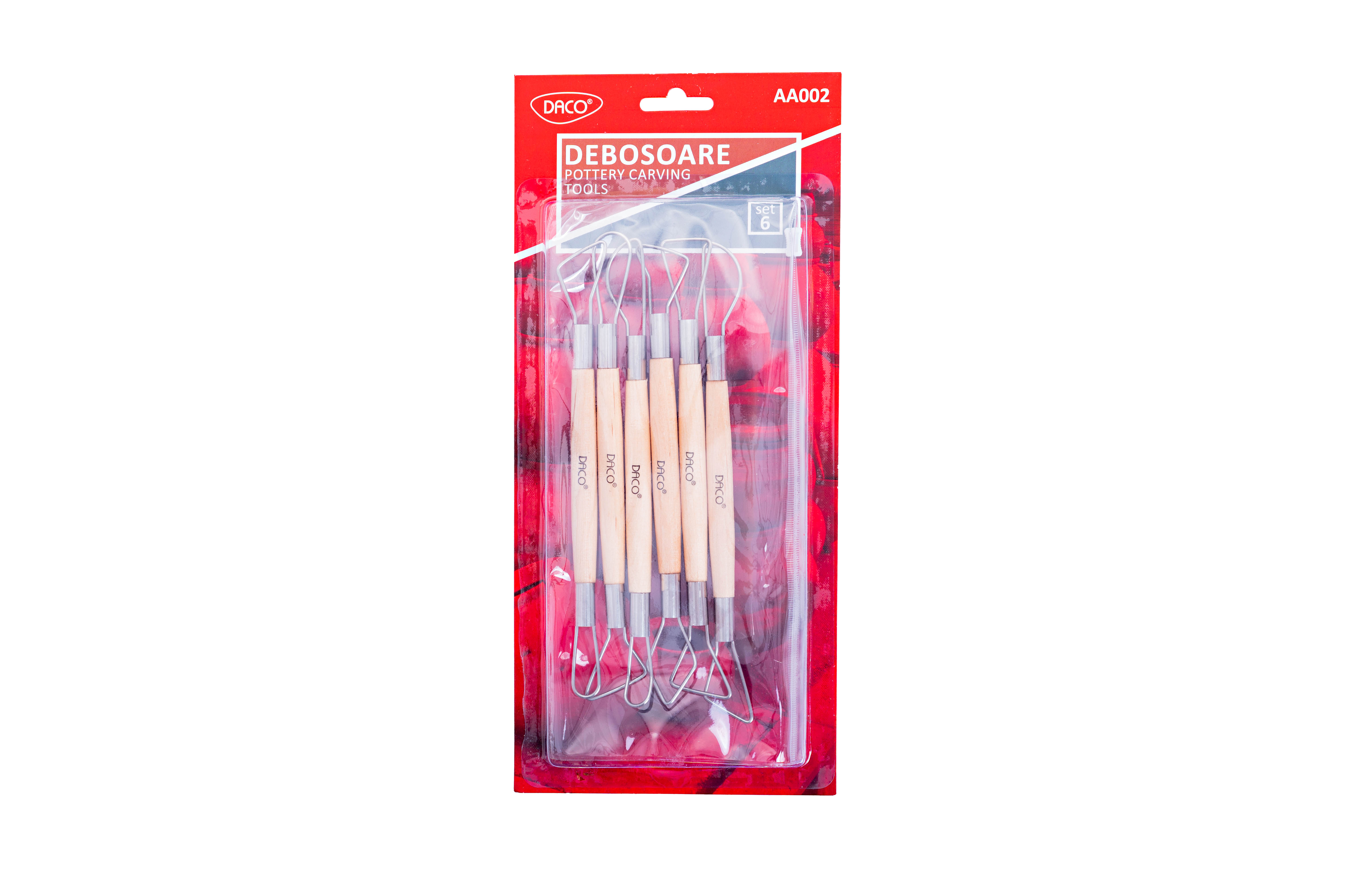 ARTE PLASTICE - ACCESORII MODELAJ-DEBOSOARE SET 6 DACO AA002