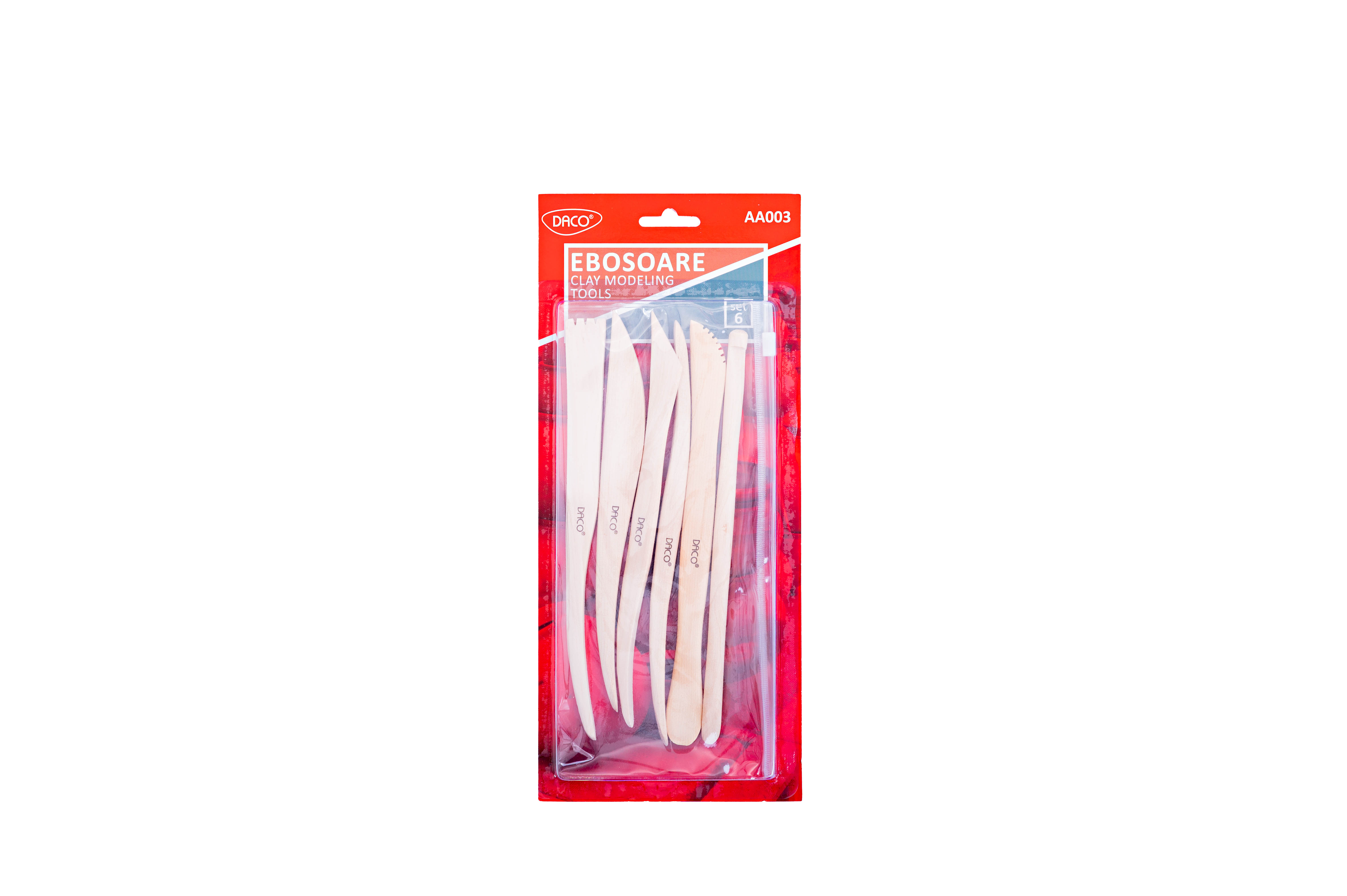 ARTE PLASTICE - ACCESORII MODELAJ-EBOSOARE SET 6 DACO AA003