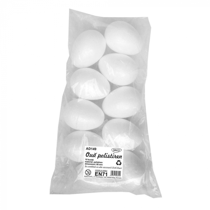 ACCESORII CRAFT - AD149 OUA POLISTIREN 6CMSET 10 DACO [1]
