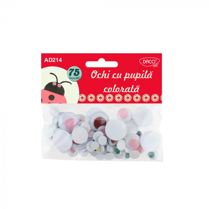 ACCESORII CRAFT - AD214 OCHI CU PUPILA COLORATA DACO [1]