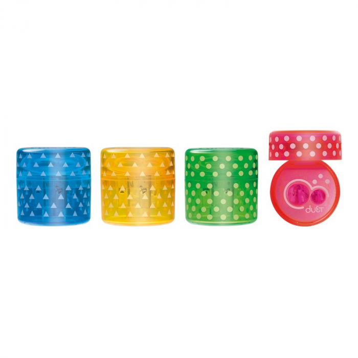 ASCUTITOARE PLASTIC DUBLA CU CONTAINER DUET MILAN [1]