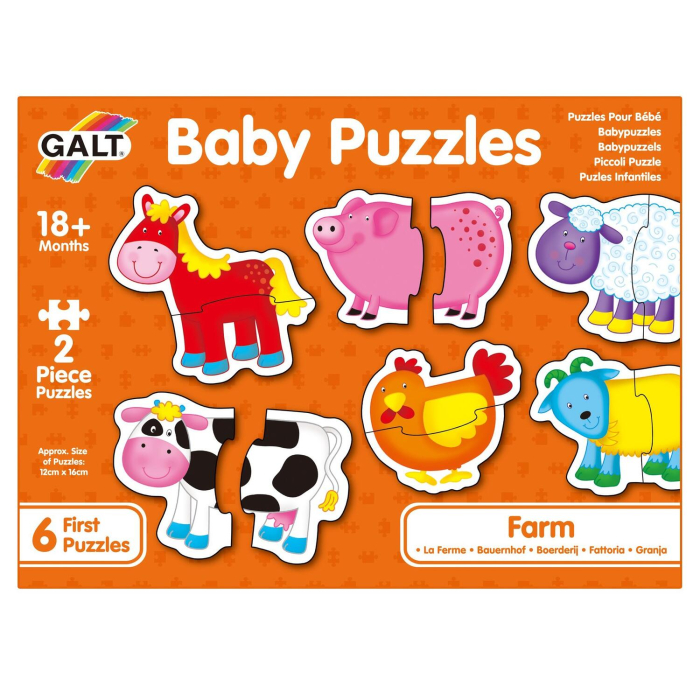 Baby Puzzle: Ferma (2 piese) [1]