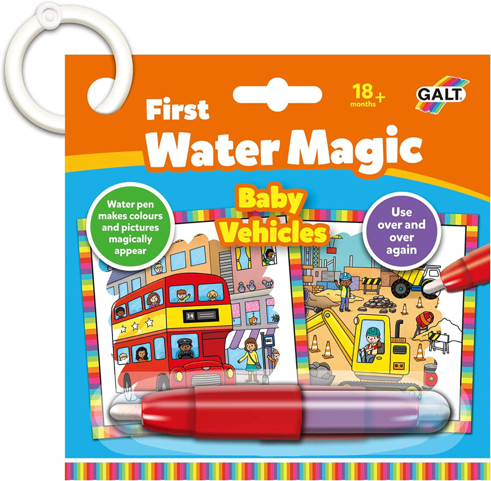 Baby Water Magic: Carte de colorat Vehicule [1]