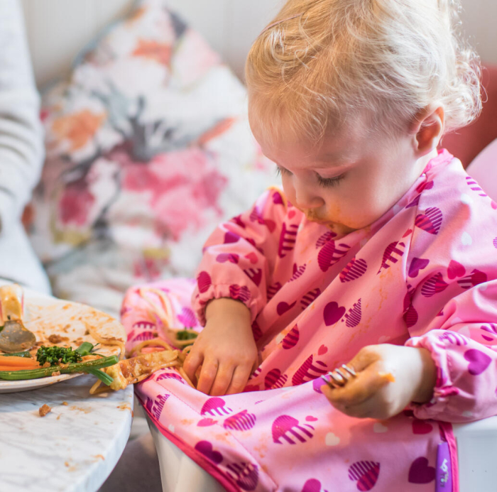 Baveta cu maneci si ventuze  - Inimioare [2]