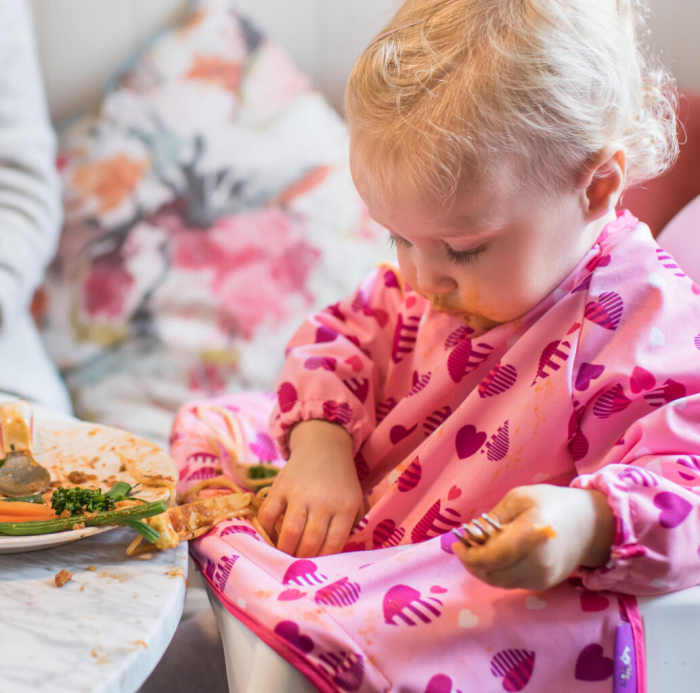 Baveta cu maneci si ventuze  - Inimioare [2]