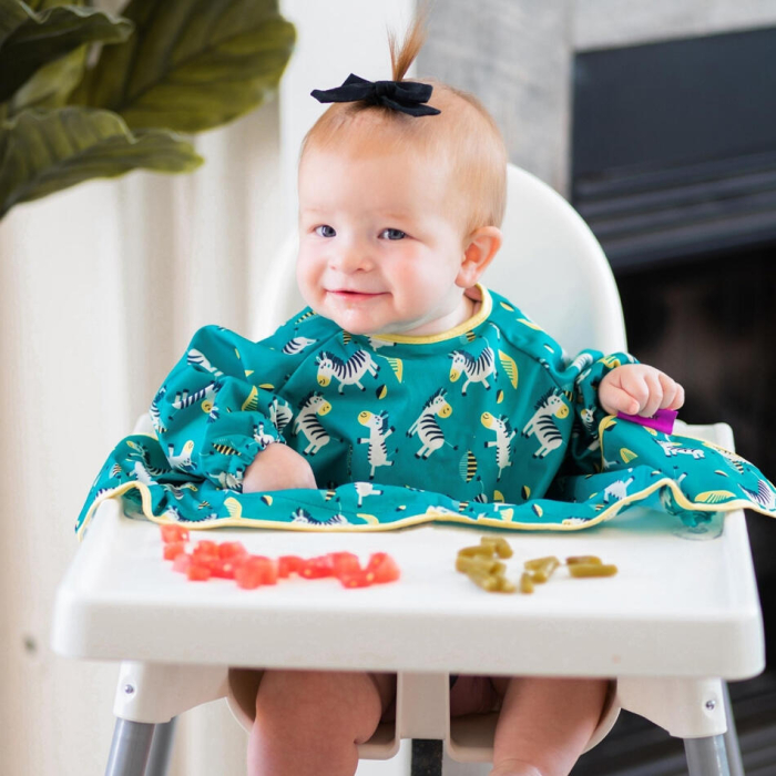 Baveta cu maneci si ventuze - Zebre vesele [2]