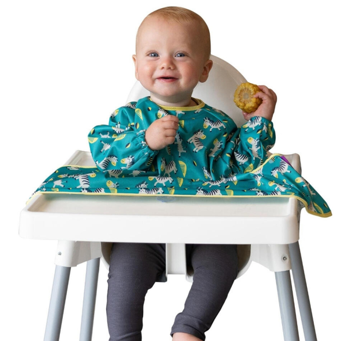 Baveta cu maneci si ventuze - Zebre vesele [1]