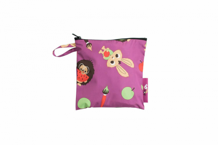 Baveta lunga cu buzunar - Animalute vesele [10]