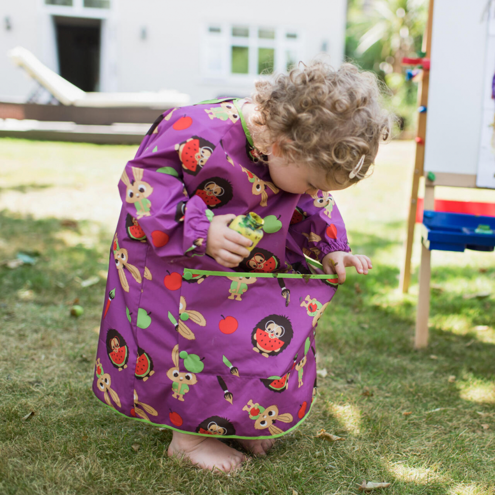 Baveta lunga cu buzunar - Animalute vesele [6]