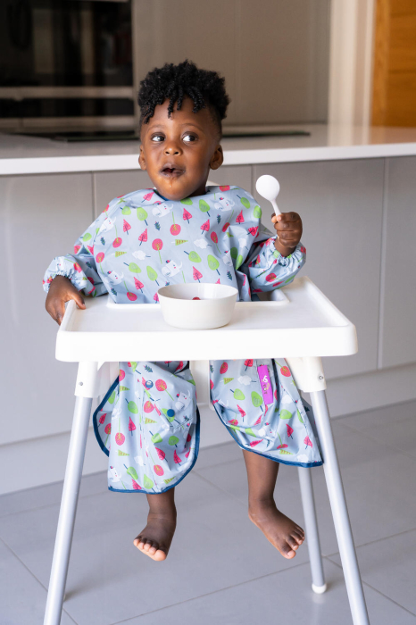 Baveta lunga cu buzunar - Copacei colorati [4]