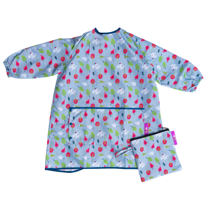 Baveta lunga cu buzunar - Copacei colorati [1]