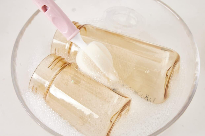 Biberon anticolici premium cu tetina S, galben (260 ml) [3]