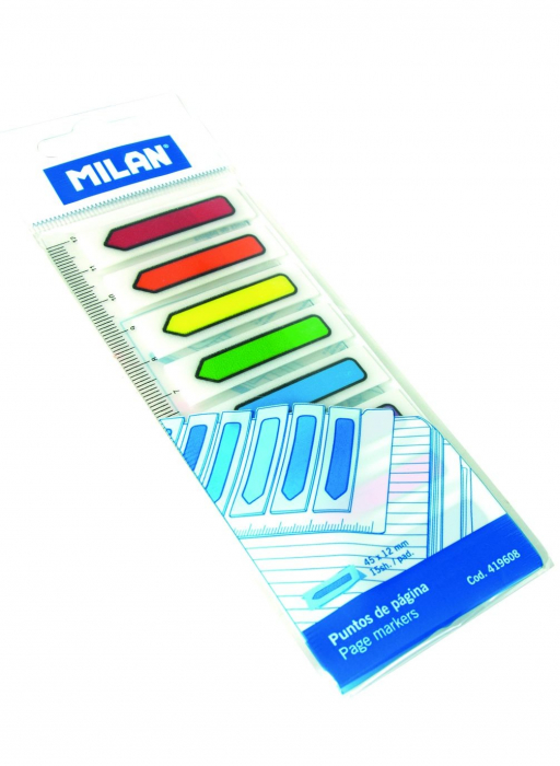 BLOC NOTES ADEZIV INDEX 8X45X12 SAGETI  MILAN419608 [1]