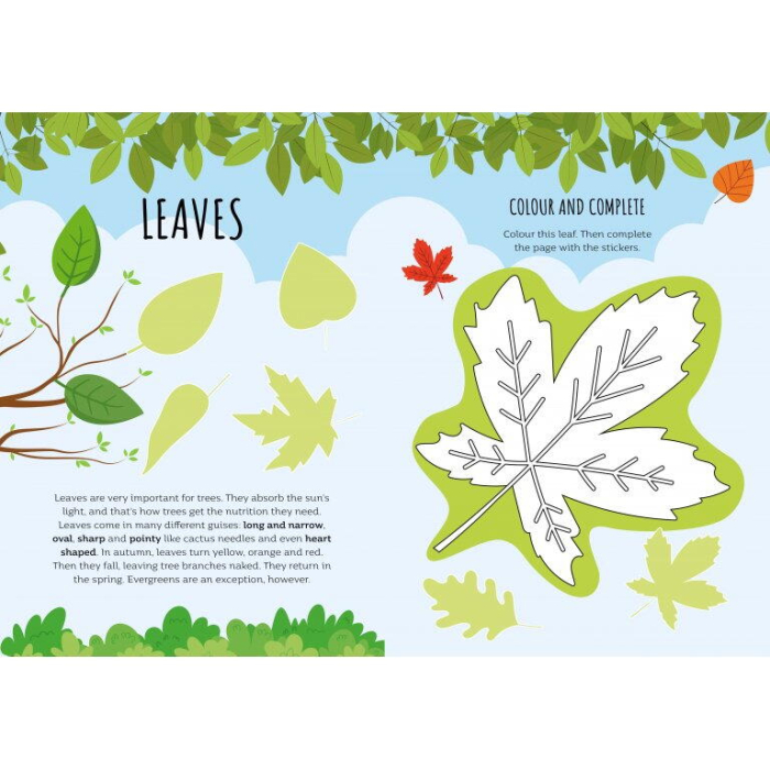 Carte de activitati cu abtibilduri - In natura [4]