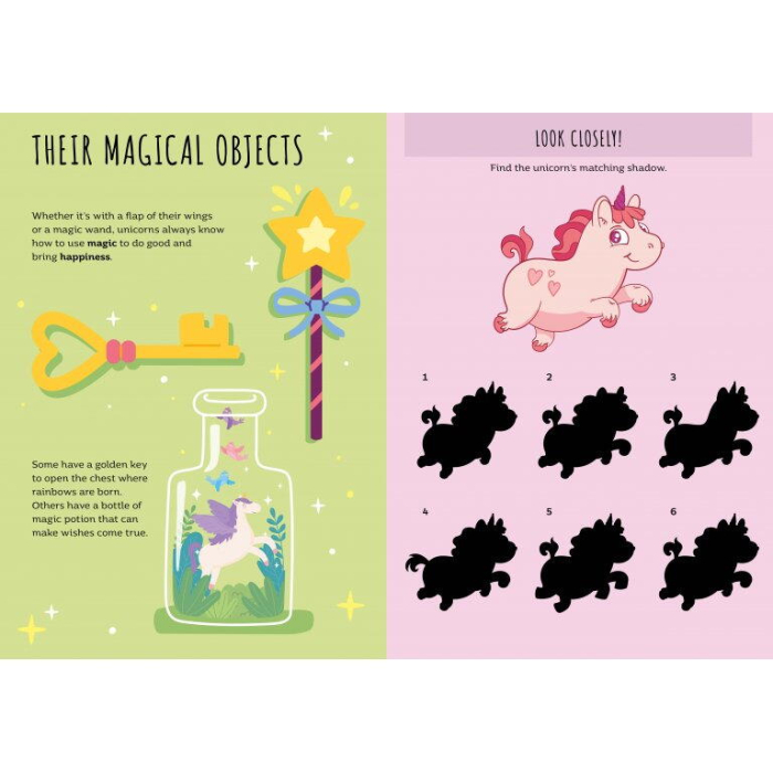 Carte de activitati cu abtibilduri - Unicorni magici [3]