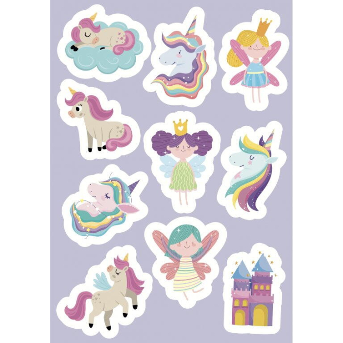 Carte de activitati cu abtibilduri - Unicorni magici [5]