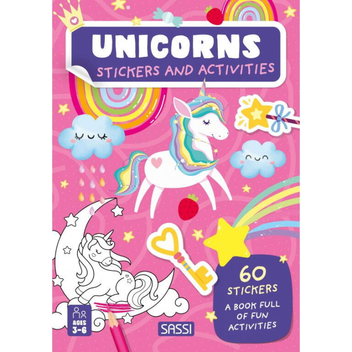 Carte de activitati cu abtibilduri - Unicorni magici [1]