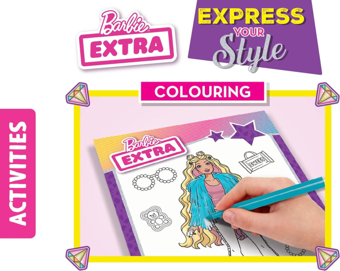 Carte de colorat cu activitati Barbie  - Stilul tau [4]