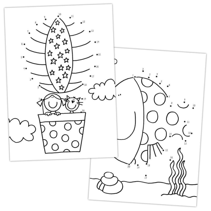Carte de colorat Dot to Dot [2]