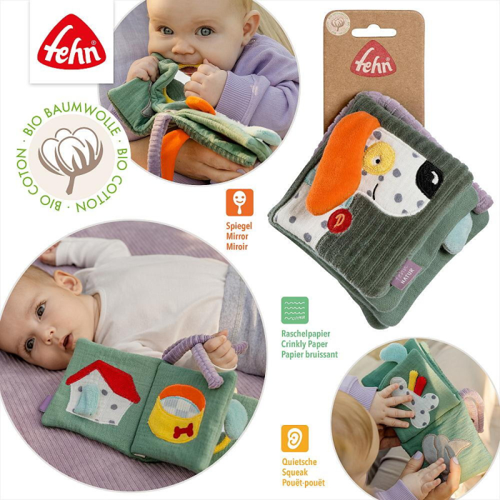 Carte din plus pentru bebelusi - Catelus NATUR [3]