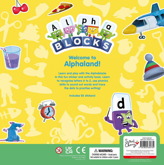 Carticica cu activitati Alphablocks - Lipesc, ma joc & invat [2]