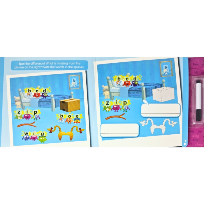 Carticica Scriu si Sterg  Alphablocks - Cuvinte magice [3]