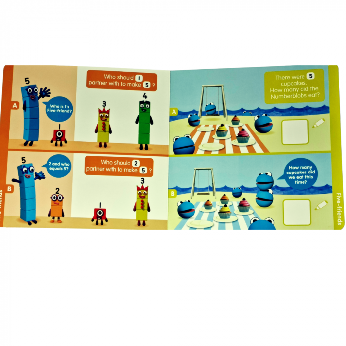 Carticica Scriu si sterg Numberblocks - Legaturi numerice [4]