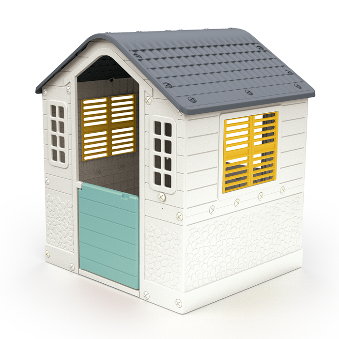 Casuta copii cu usa pentru animale pastel [1]