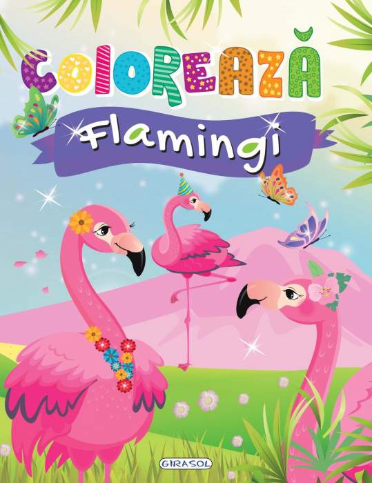 Coloreaza - Flamingi [1]