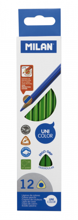 CREION COLOR UNICOLOR SET 12 MILAN VERDE 0722316112 [1]