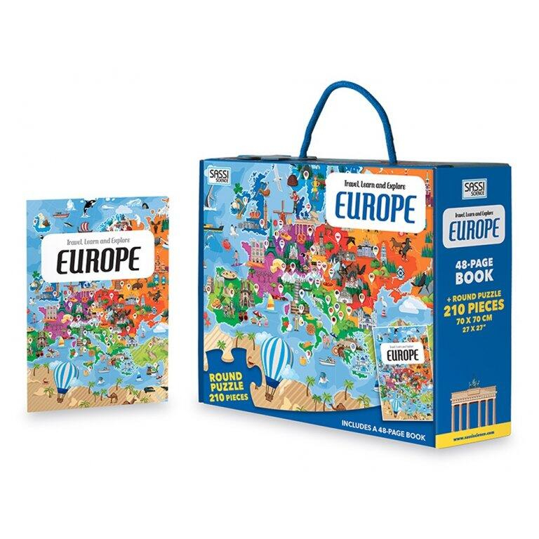 Cunoaste si exploreaza - Puzzle Europa (210 piese) [1]