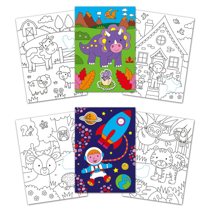 Early Activities: Prima carte de colorat cu abtibilduri [3]