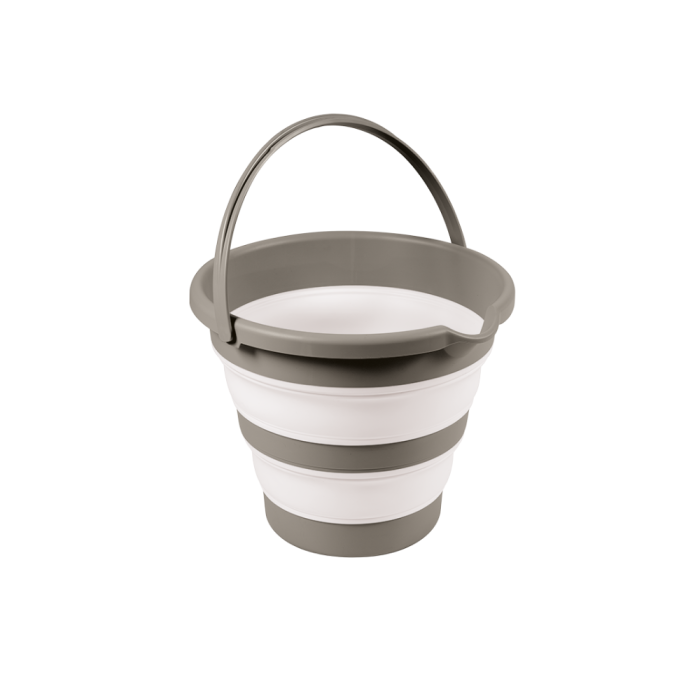 Galeata pliabila pentru baie - Gri [1]