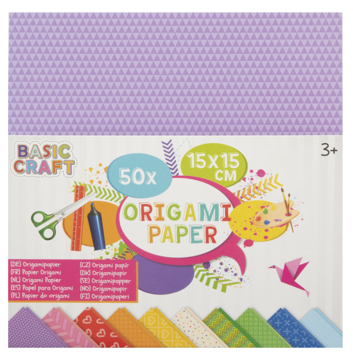 Hartie origami 15 x 15 cm, 50 file [1]
