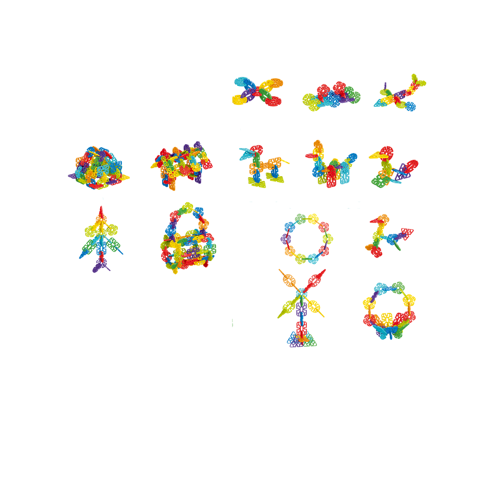 Joc de constructie STEAM - Fulgi de zapada (84 piese) [2]