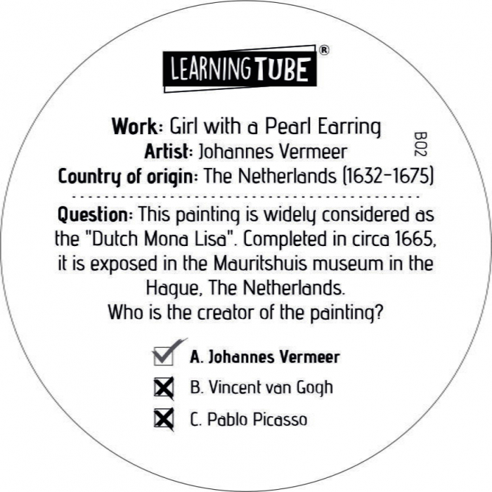 Joc Learning Tube®  - Marii artisti ai lumii [5]