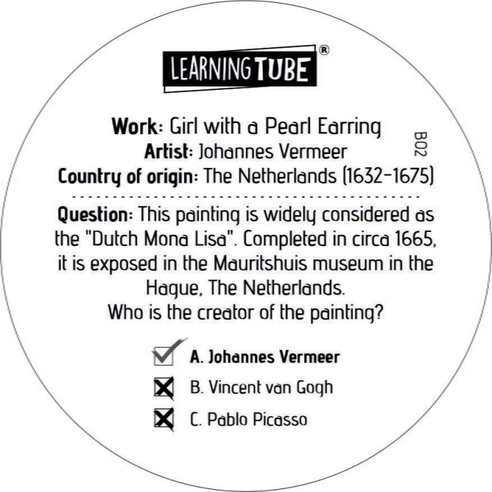 Joc Learning Tube®  - Marii artisti ai lumii [5]