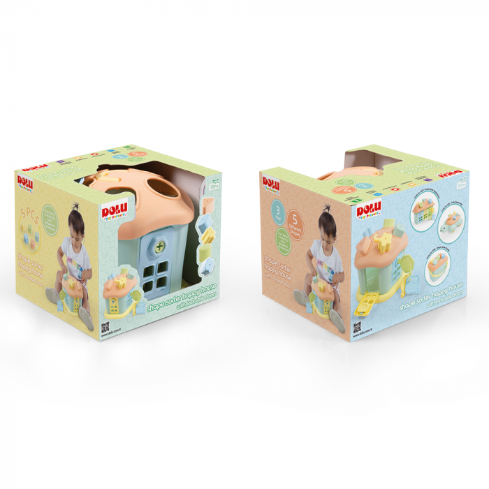 Joc sortare - Casuta vesela cu chei - Pastel [3]