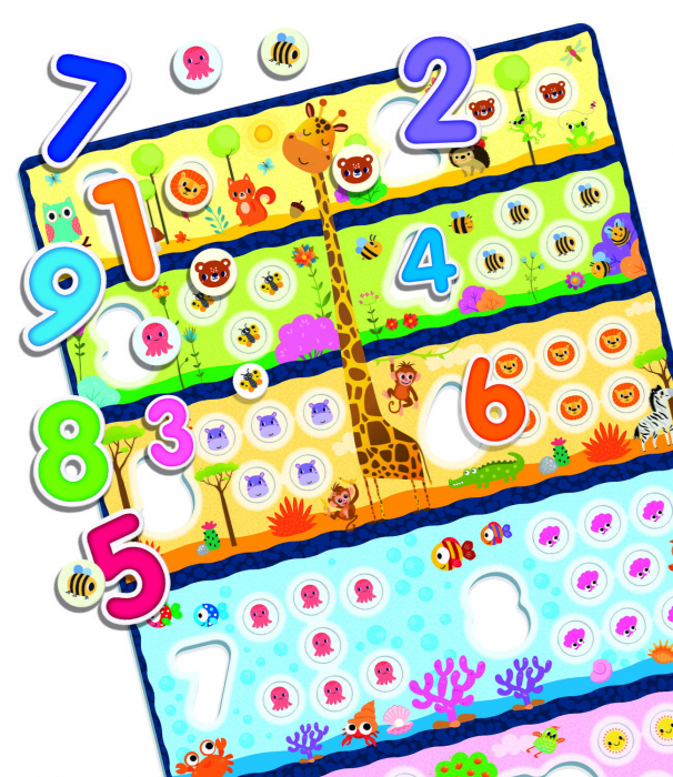 Joc tactil Montessori - Numaram si ne distram [4]